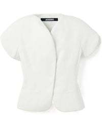 Jacquemus - The Ovalo Short Sleeved Jacket - Lyst