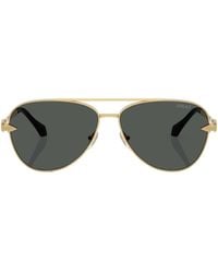 Versace - Eyewear Pilot-Frame Sunglasses - Lyst