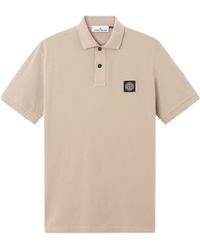 Stone Island - Logo Polo Shirt - Lyst