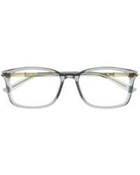 Gucci - Eyewear Square Frame Glasses - Lyst