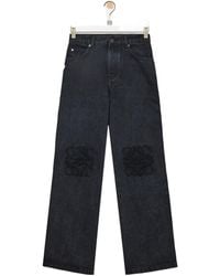 Loewe - Anagram Embroidered Jeans - Lyst