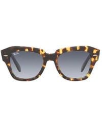 Ray-Ban - State Street Square Frame Sunglasses - Lyst