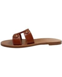 【直営・関税送料込】Celine Lympia mule i Women's Celine Lympia mules in triomphe jacquard canvas