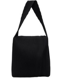 Homme Plissé Issey Miyake - Homme Pliss Issey Miyake Rounded Square Shoulder Bag - Lyst