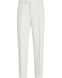ZEGNA - Straight-Leg Tailored Trousers - Lyst