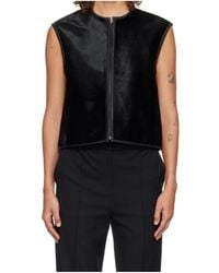 Loulou de Saison - Ampas Pony-Effect Leather Vest - Lyst