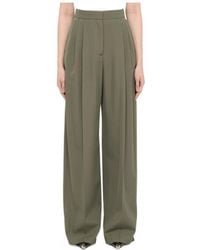 McQueen - Wide-Leg Tailored Trousers - Lyst