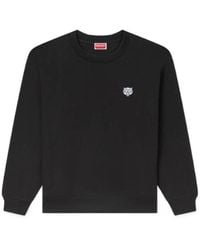 KENZO - Happy Tiger Embroidered Sweatshirt - Lyst