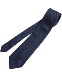 Gucci - Silk Tie With Embroidery - Lyst