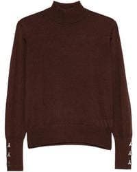 Patrizia Pepe - Embellished Turtleneck Knit - Lyst