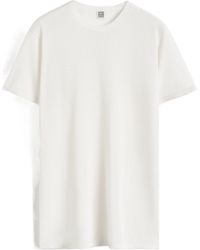 TOTEME - Totême Crewneck Knitted T-Shirt - Lyst