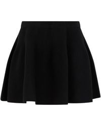 Lisa Yang - High-Waist Knitted Mini Skirt - Lyst