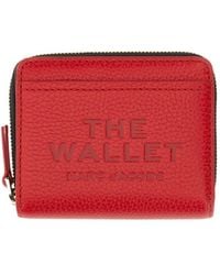 Marc Jacobs - Logo Detailed Mini Compact Wallet - Lyst
