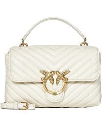Pinko - Lady Love Puff Chevron Mini Crossbody Bag - Lyst