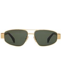 Celine - Triomphe Metal 03 Sunglasses - Lyst