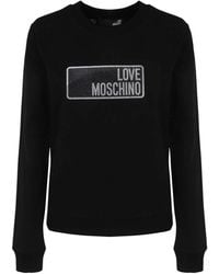 Moschino - Logo-Print Sweatshirt - Lyst