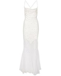Rabanne - Embellished Sheer Gown - Lyst