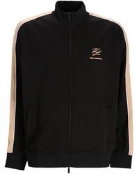 KARL LAGERFELD - Stripe Detailed Jacket - Lyst