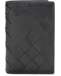 Bottega Veneta - Intrecciato Flap Card Case - Lyst