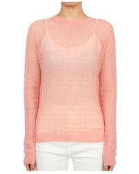 Max Mara - Long-Sleeved Round-Neck Sweater - Lyst