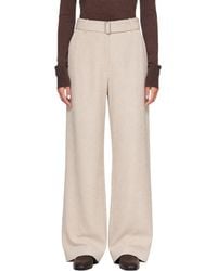 Studio Nicholson - Chatto Belted Trousers - Lyst