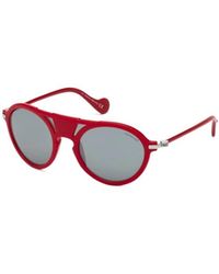 Moncler - Eyewear Round Frame Sunglasses - Lyst