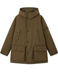 Stone Island - Short Down Parka With Anti-Drop - Lyst