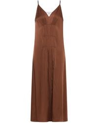 Prada - Satin Crepe Dress - Lyst