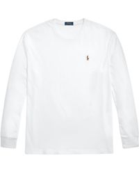 Polo Ralph Lauren - Logo-Embroidered Long-Sleeve T-Shirt - Lyst