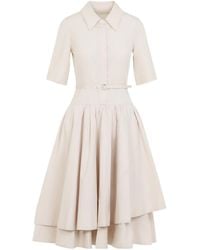 Co. - Belted Layered-Skirt Mini Dress - Lyst