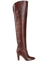 Chloé - Simple Tall Leather Boots - Lyst