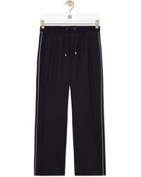Loewe - Elastic Drawstring Waist Sweatpants - Lyst