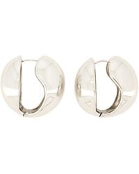 Coperni - Xl Logo Creole Earrings - Lyst