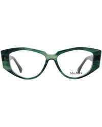 Max Mara - Irregular Frame Glasses - Lyst