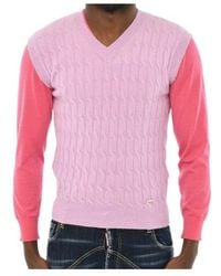 DSquared² - Cable-Knit V-Neck Vest - Lyst