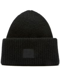 Acne Studios - Large Face Logo Beanie - Lyst