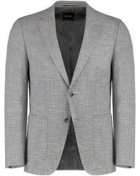 BOSS - Boss Patterned Regular-Fit Jacket - Lyst