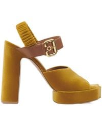 Chloé - 95Mm Aria Sandals - Lyst