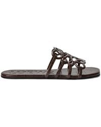 Loewe - Petal Anagram Slide Sandals - Lyst
