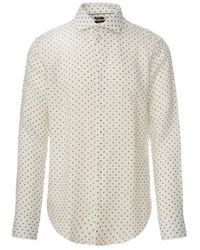 BOSS - Polka-Dot Print Shirt - Lyst