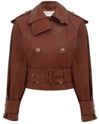 Zimmermann - Hypnotic Belted Leather Jacket - Lyst