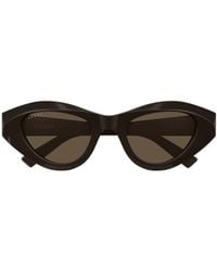 Gucci - Geometric Sunglasses - Lyst