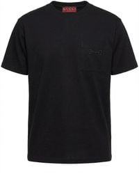 Gucci - Horsebit Embroidered Crewneck T-Shirt - Lyst