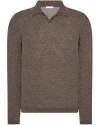 The Row - Long-Sleeved Polo Sweater - Lyst