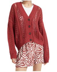 Brunello Cucinelli - Crochet-Knit Cardigan - Lyst