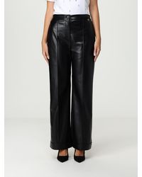 Liu Jo - Wide-Leg Leather Pants - Lyst