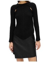 Ann Demeulemeester - Cut-Out Sweater - Lyst