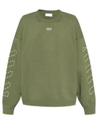 Off-White c/o Virgil Abloh - Crewneck Long-Sleeved Jumper - Lyst