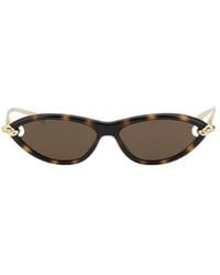 Bottega Veneta - Eyewear Knot Cat Eye Sunglasses - Lyst