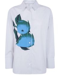 Paul Smith - Oversized Fruit Print Shirt - Lyst